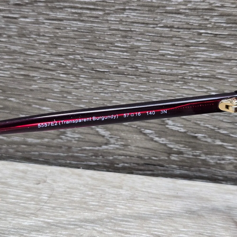 Coach HC 8271U L1101 Sunglasses Cat Eye Frames Only Burgundy 57-16-140 With Case